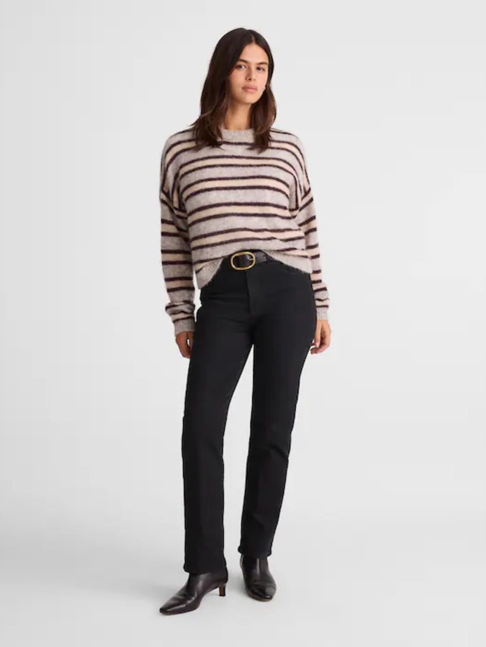 Madewell Black Straight-Leg Women's Jeans